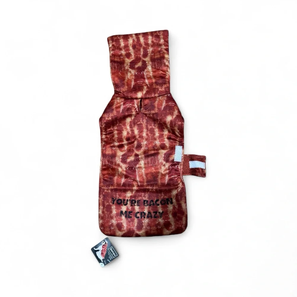Bootique Pet Costume - Bacon for More - You're Bacon Me Crazy - L - Large - New